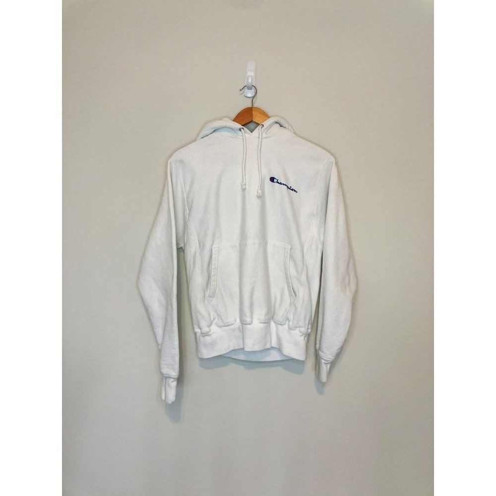 champion white reverse weave sweatshirt